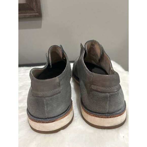 John Varvatos Laceless Derby Slip On Shoes Grey Mens Size 9 main image 6